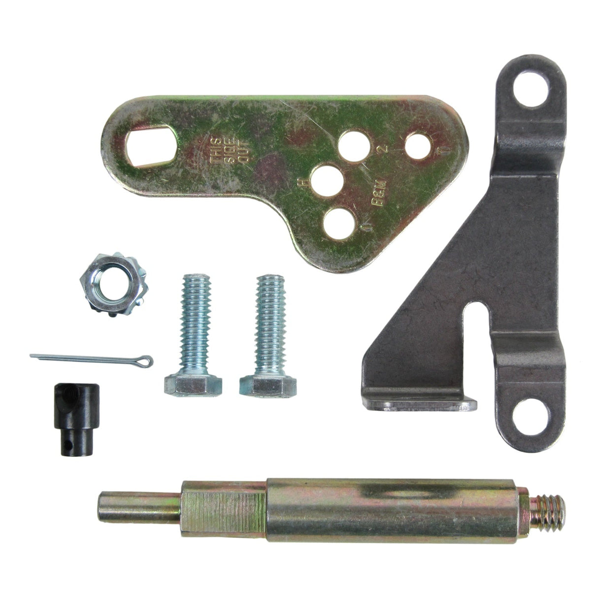 B&M Cable Bracket & Shift Lever Kit - GM - Photo - Primary Front