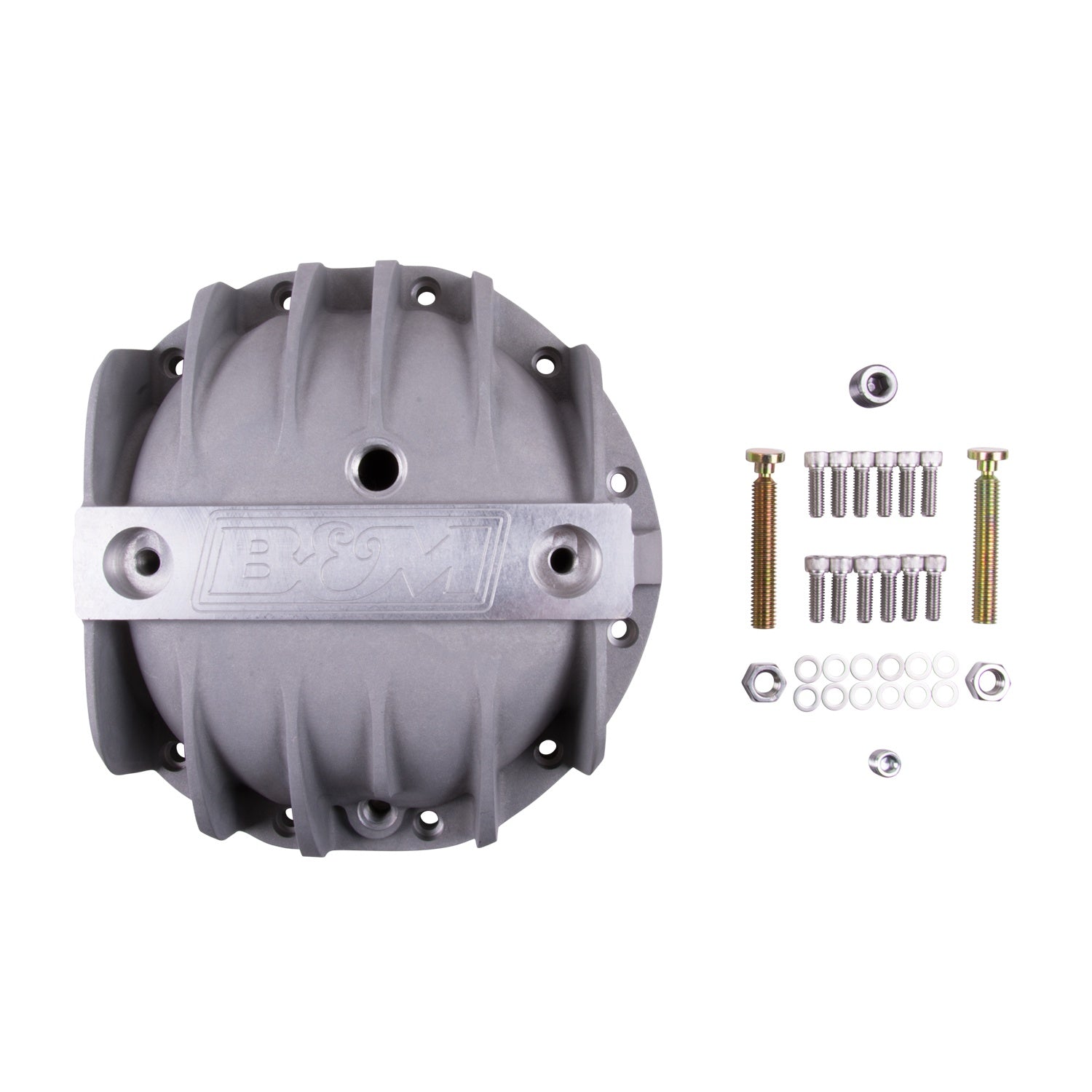 B&M Hi-Tek Aluminum Differential Cover for GM 8.875-inch 12-bolt Car - Photo - out of package Left