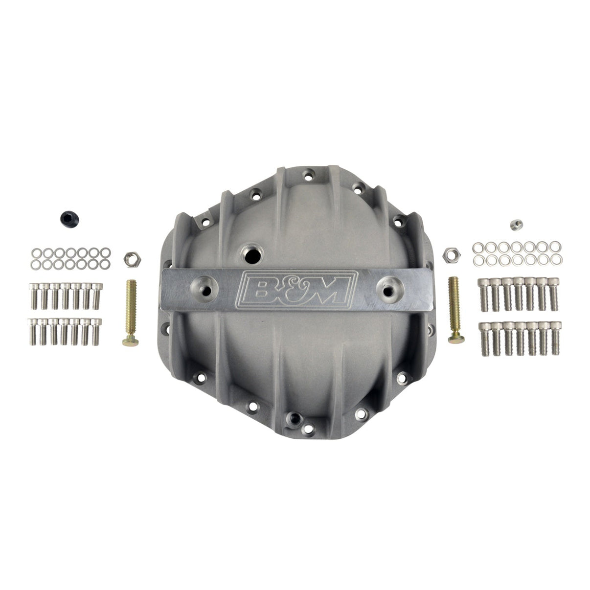 B&M Hi-Tek Aluminum Differential Cover for GM Corporate 14-bolt (10.5-inch) - Photo - out of package Left