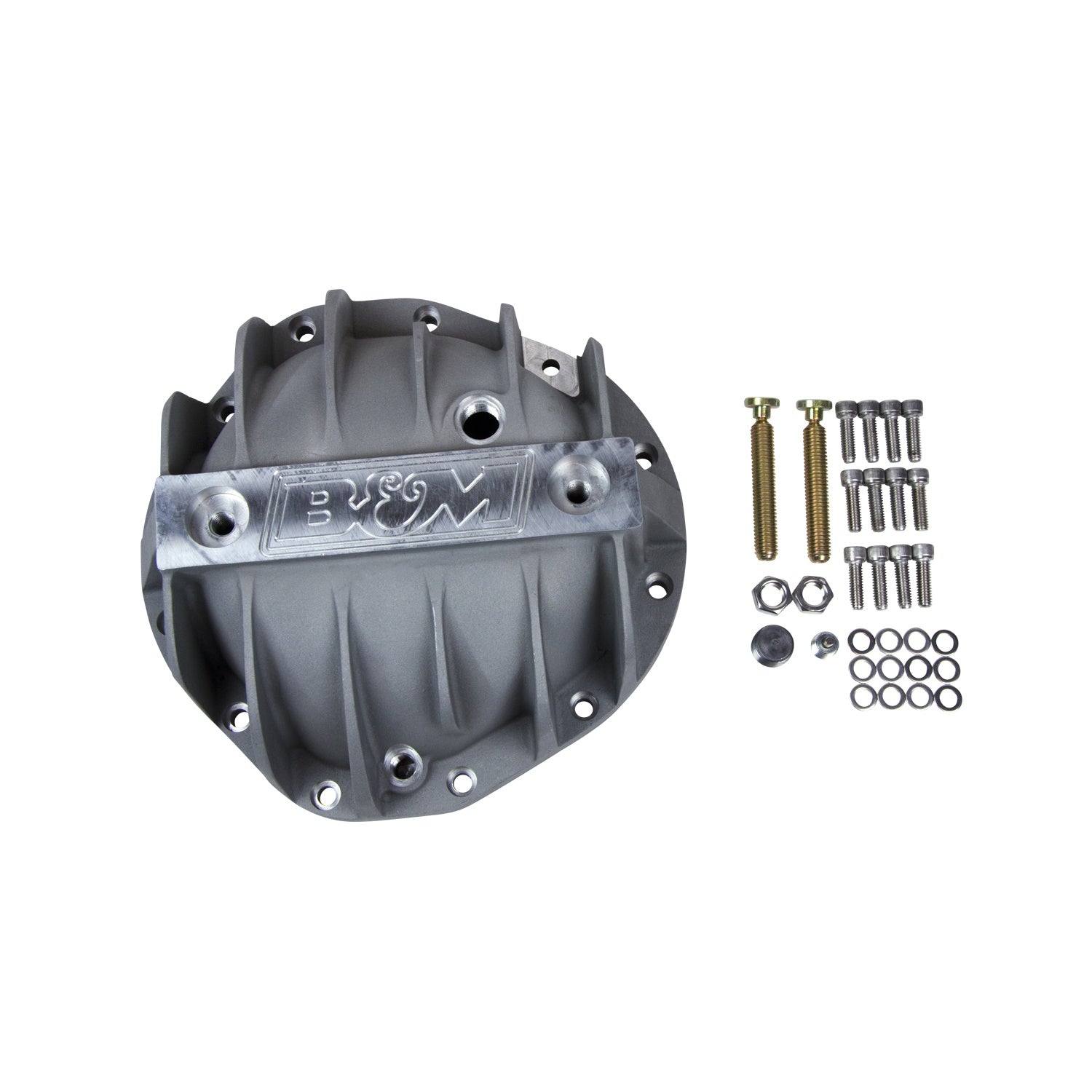 B&M Hi-Tek Aluminum Differential Cover for GM 8.875-inch 12-bolt Truck - Photo - out of package Left