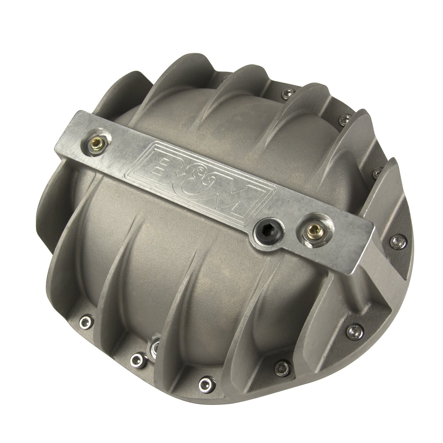 B&M Hi-Tek Aluminum Differential Cover for GM 9.5-inch 14-bolt - Photo - Primary Front