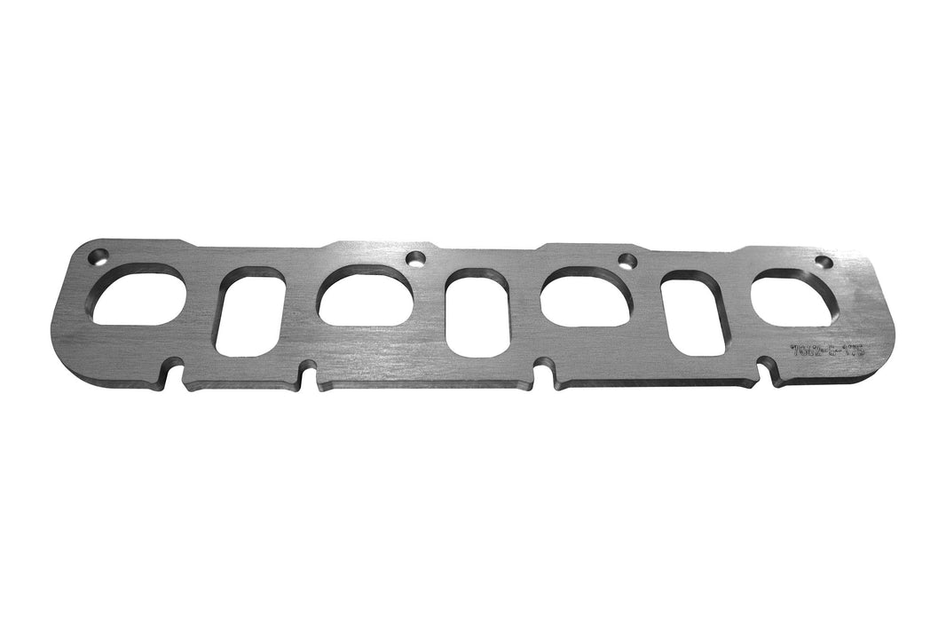 5.7/6.1/6.2/6.4 HEMI Header Flange - HEMI Right Side Header Flange. 3/8" Thick Stainless. D Shaped Port for 1-3/4"