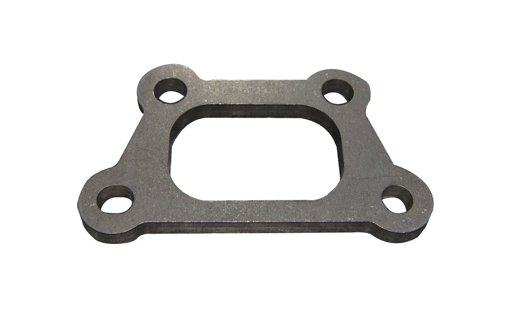 GM 3.6L V6 Stainless Head Flange 4-Bolt - GM 3.6L V6 Head Port Flange. 3/8" Thick Stainless. 4-Bolt Rectangular Port.