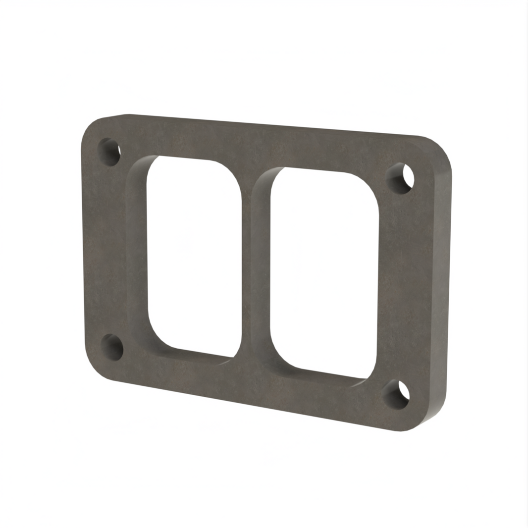 T6 Inlet Flange With Divider - T6 Inlet Flange With Divider. 1/2" Thick Stainless Steel. Sold Individually.
