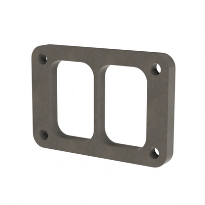 T6 Inlet Flange With Divider - T6 Inlet Flange With Divider. 1/2" Thick Stainless Steel. Sold Individually.