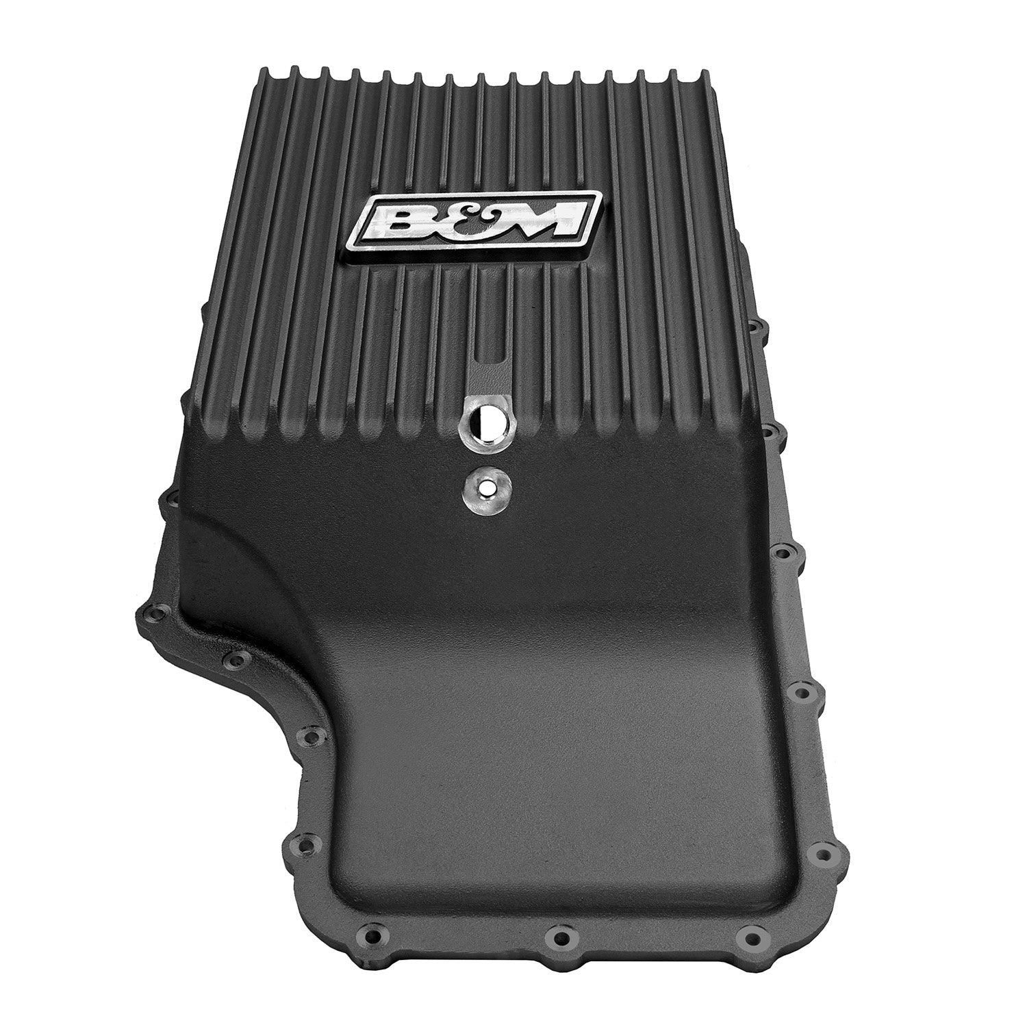 B&M HI-TEK DEEP TRANSMISSION PAN - Black - Photo - out of package Left