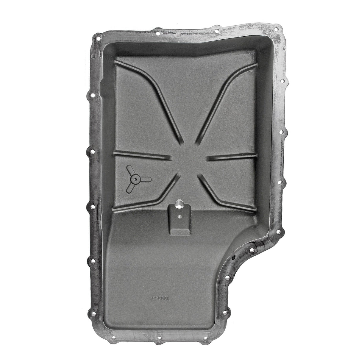 B&M HI-TEK DEEP TRANSMISSION PAN - Black - Photo - out of package Bottom