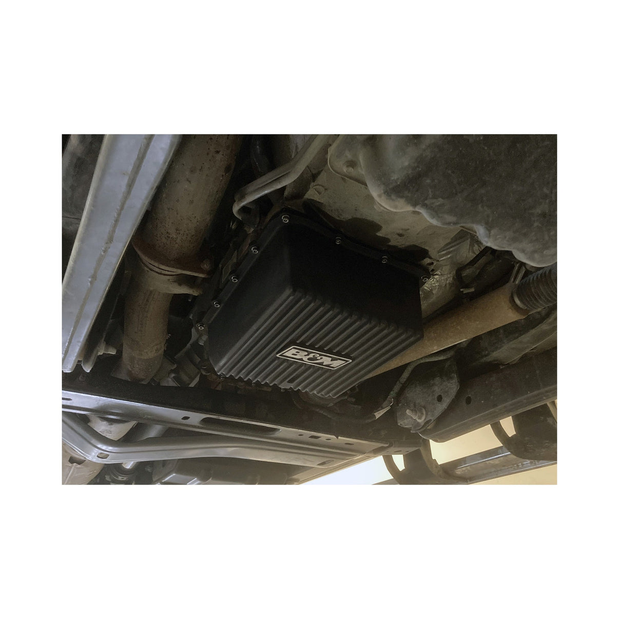 B&M HI-TEK DEEP TRANSMISSION PAN - Black - Photo - out of package Side
