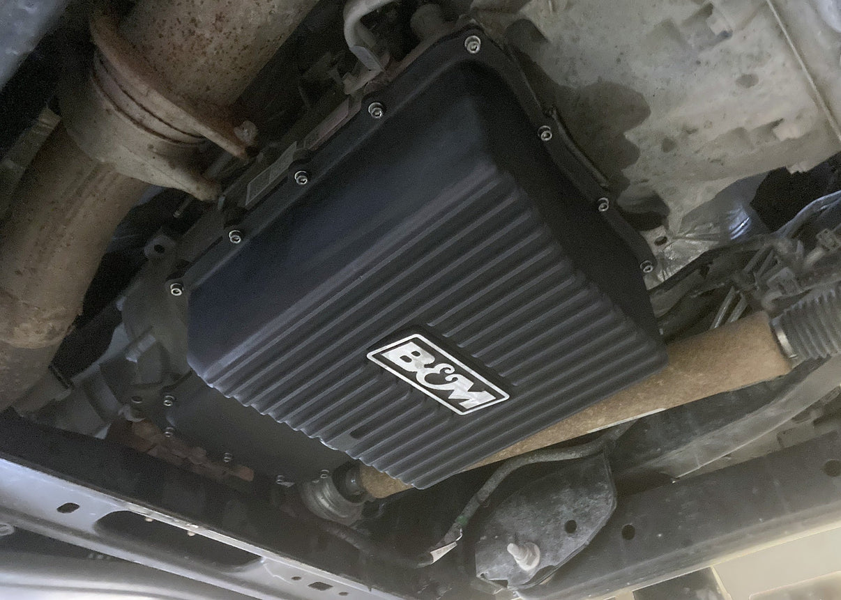 B&M HI-TEK DEEP TRANSMISSION PAN - Black - Photo - out of package User 1