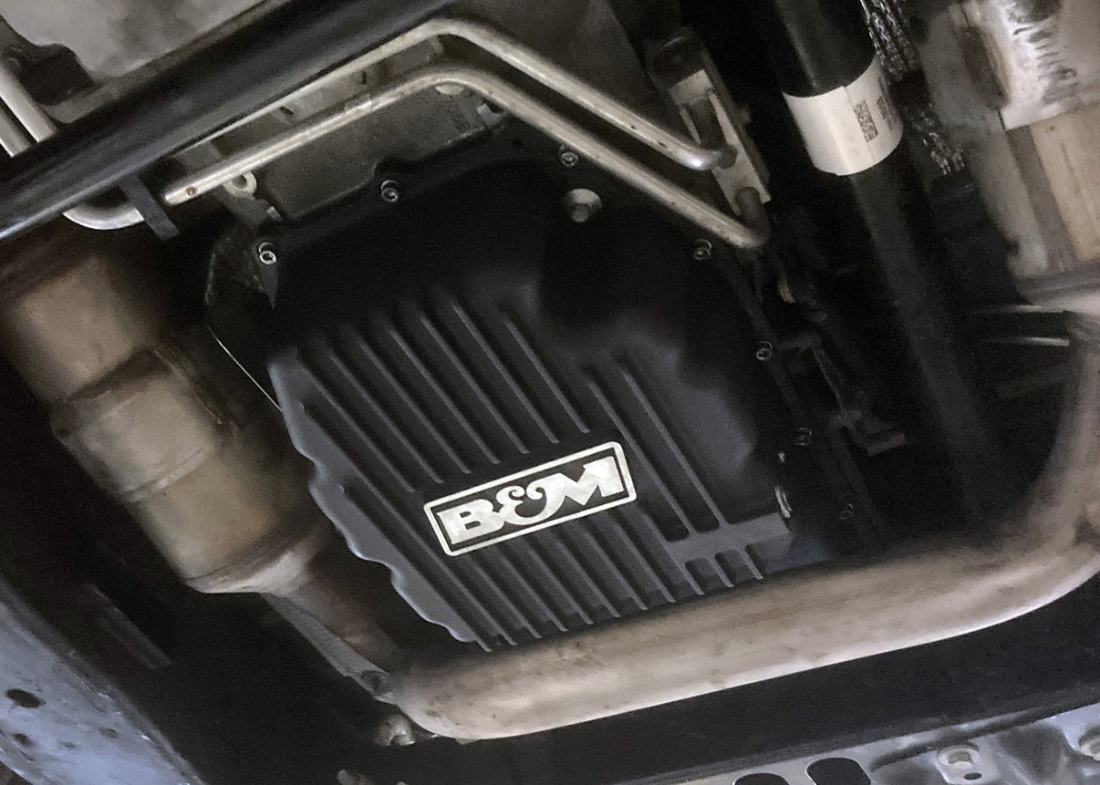 B&M HI-TEK DEEP TRANSMISSION PAN - Black - Photo - out of package User 3