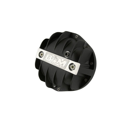 B&M Hi-Tek Aluminum Differential Cover for GM 8.875-inch 12-bolt Truck - Black - Photo - Primary Front