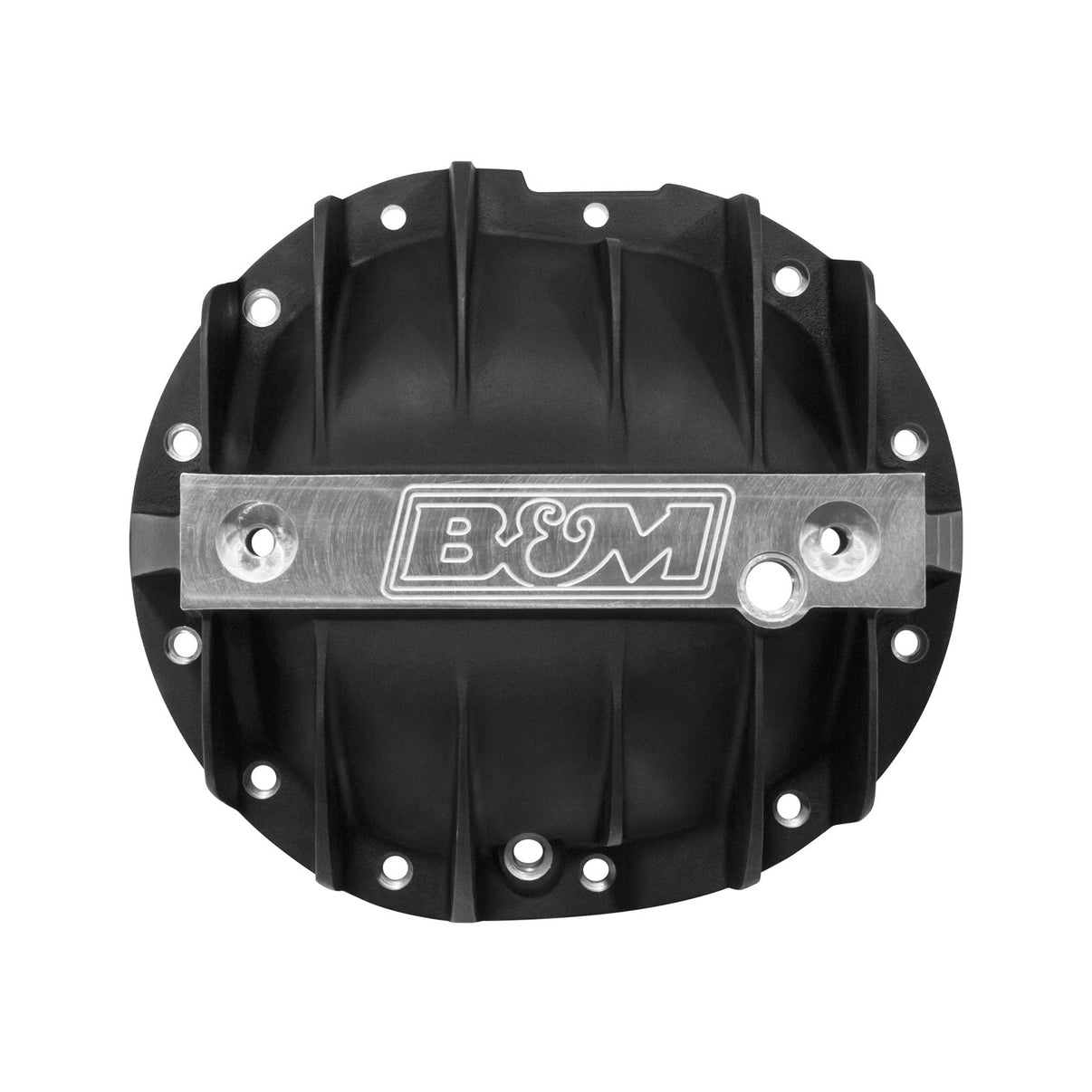 B&M Hi-Tek Aluminum Differential Cover for AAM 9.5/9.76 - Black - Photo - out of package Left