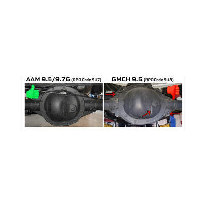 B&M Hi-Tek Aluminum Differential Cover for AAM 9.5/9.76 - Black - Photo - out of package Top
