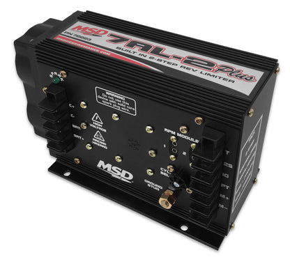 BLK MSD-7AL-2 Plus, Pro Race,2,4,6,8Cyl - MSD Black 7AL-2 Ignition Control