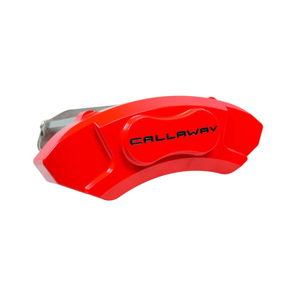 Baer Brakes Claw Rotors w/Covers, Rear - Baer Brakes Claw Rotors w/Caliper Covers, Rear, Red, Callaway (Slot/Zinc)