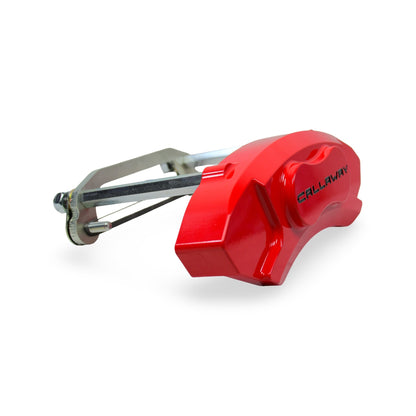 Baer Brakes Claw Rotors w/Covers, Rear - Baer Brakes Claw Rotors w/Caliper Covers, Rear, Red, Callaway (Slot/Zinc)