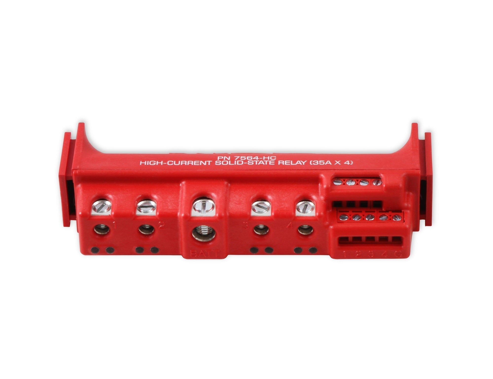 High-Current Solid-State Relay 35Ax4, Red - Photo - out of package Back