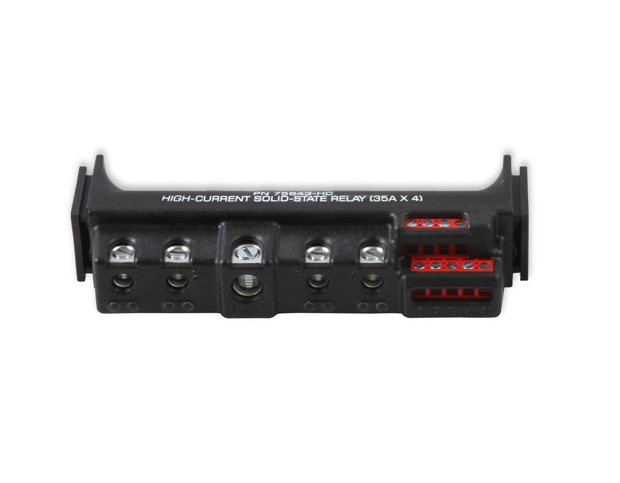 High-Current Solid-State Relay 35Ax4, Black - Photo - out of package Back
