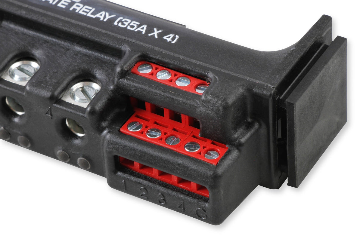 High-Current Solid-State Relay 35Ax4, Black - Photo - out of package Bottom