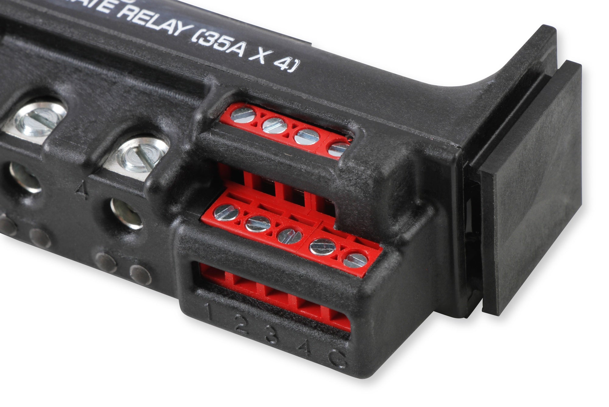 High-Current Solid-State Relay 35Ax4, Black - Photo - out of package Bottom