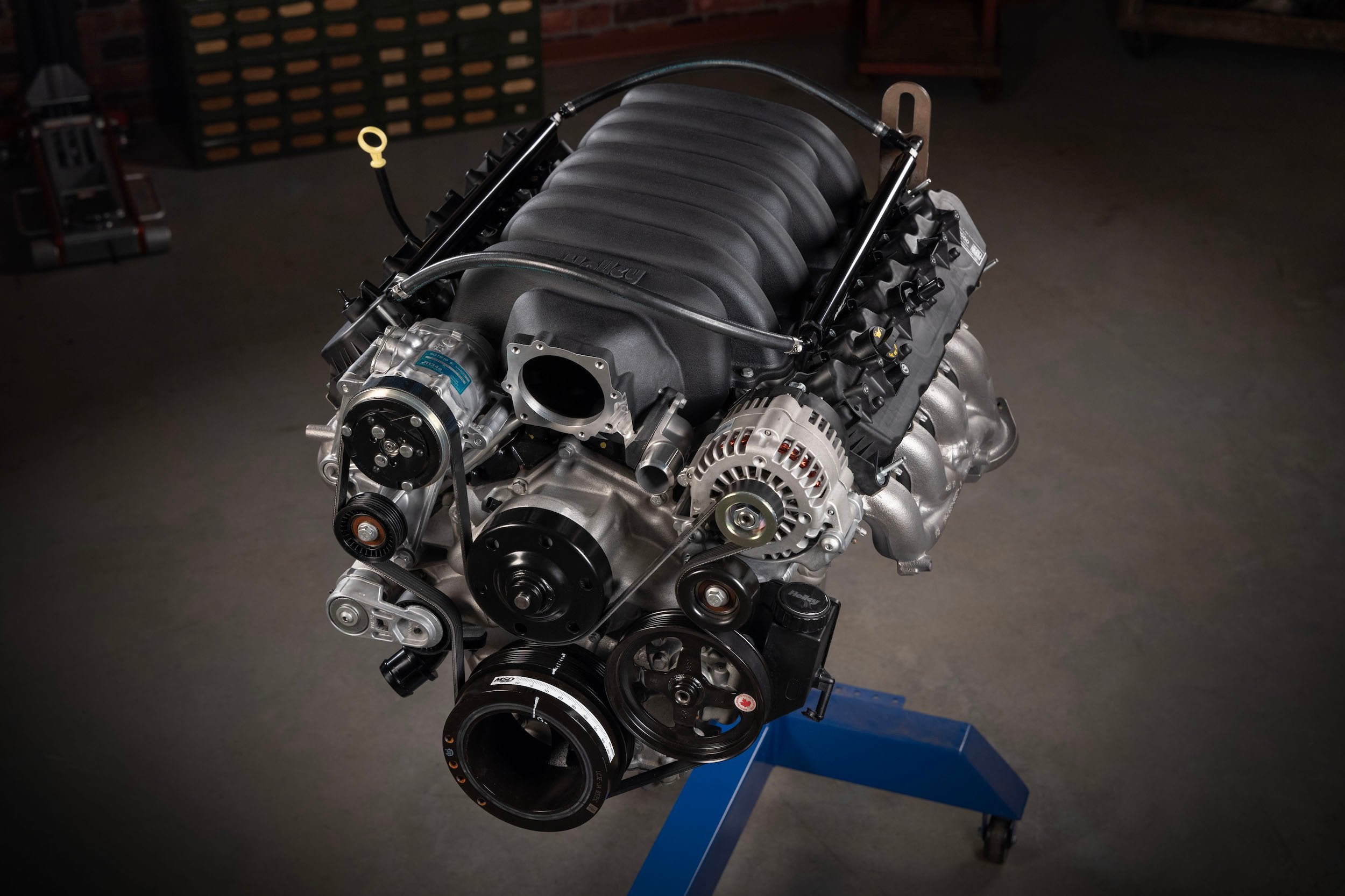 Holley Low-Profile Intake Manifold - Godzilla - Black Powdercoat - Photo - lifestyle view User 3