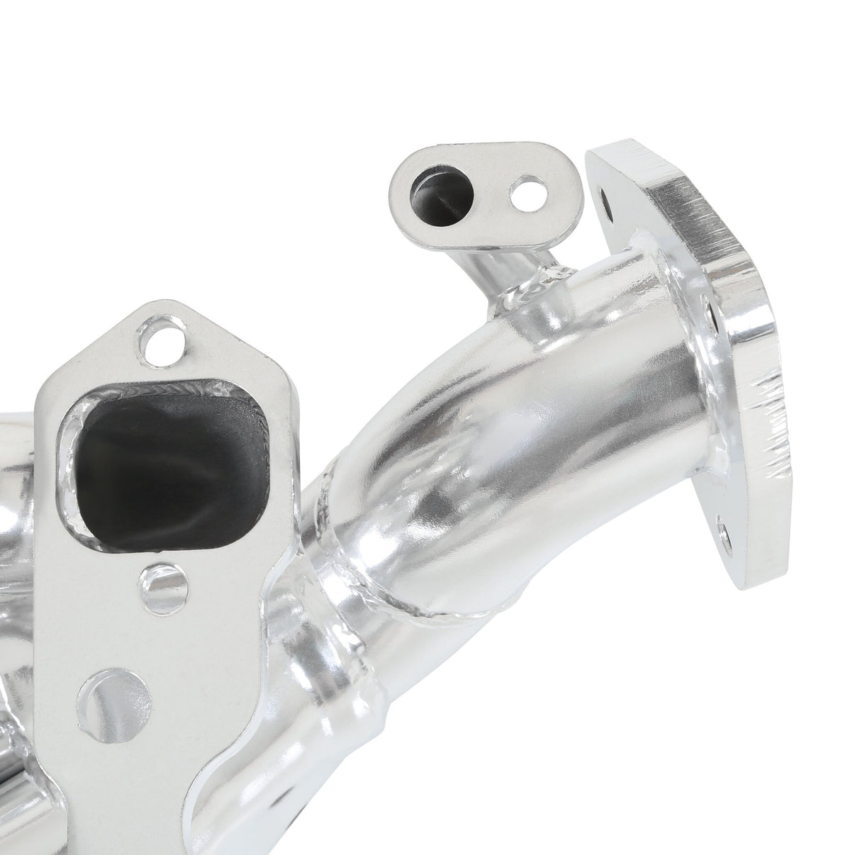 Hooker Super Competition Shorty Headers - Ceramic Coated - Photo - Close Up Connector