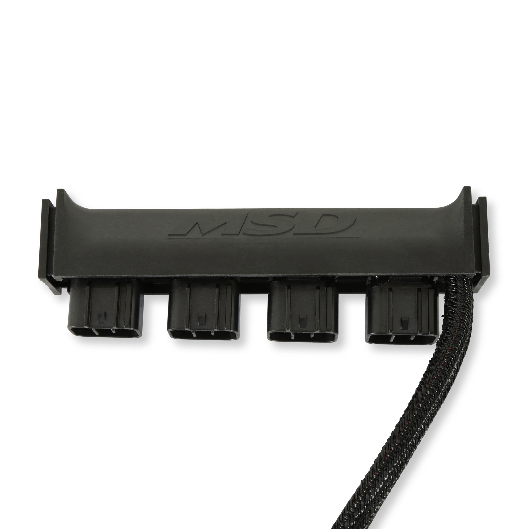 MSD Power Grid 4-Connector Hub - Black Housing - Photo - Primary Front