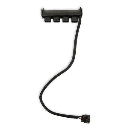BLK CAN-Bus Hub, 4-Conn, Power Grid - MSD Power Grid 4-Connector Hub - Black Housing