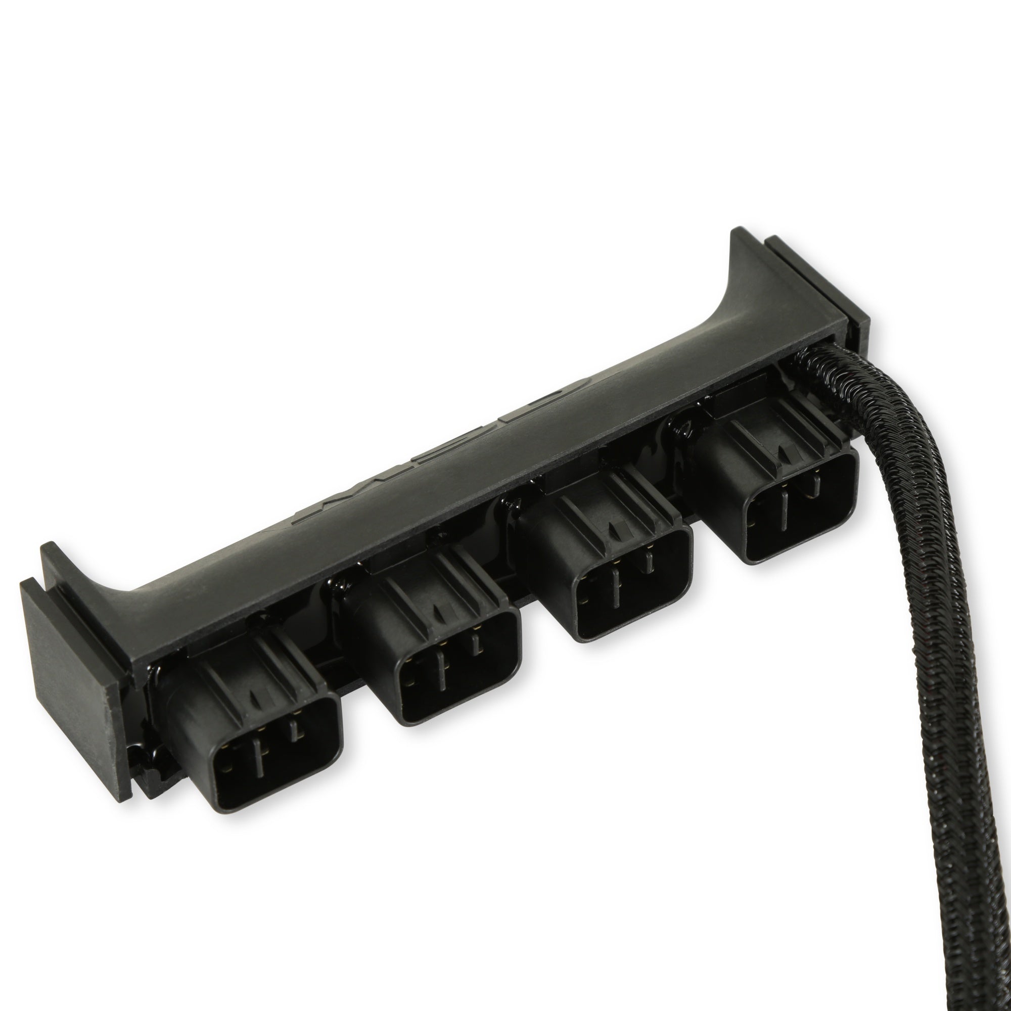 MSD Power Grid 4-Connector Hub - Black Housing - Photo - out of package Left