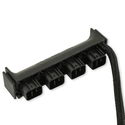 BLK CAN-Bus Hub, 4-Conn, Power Grid - MSD Power Grid 4-Connector Hub - Black Housing