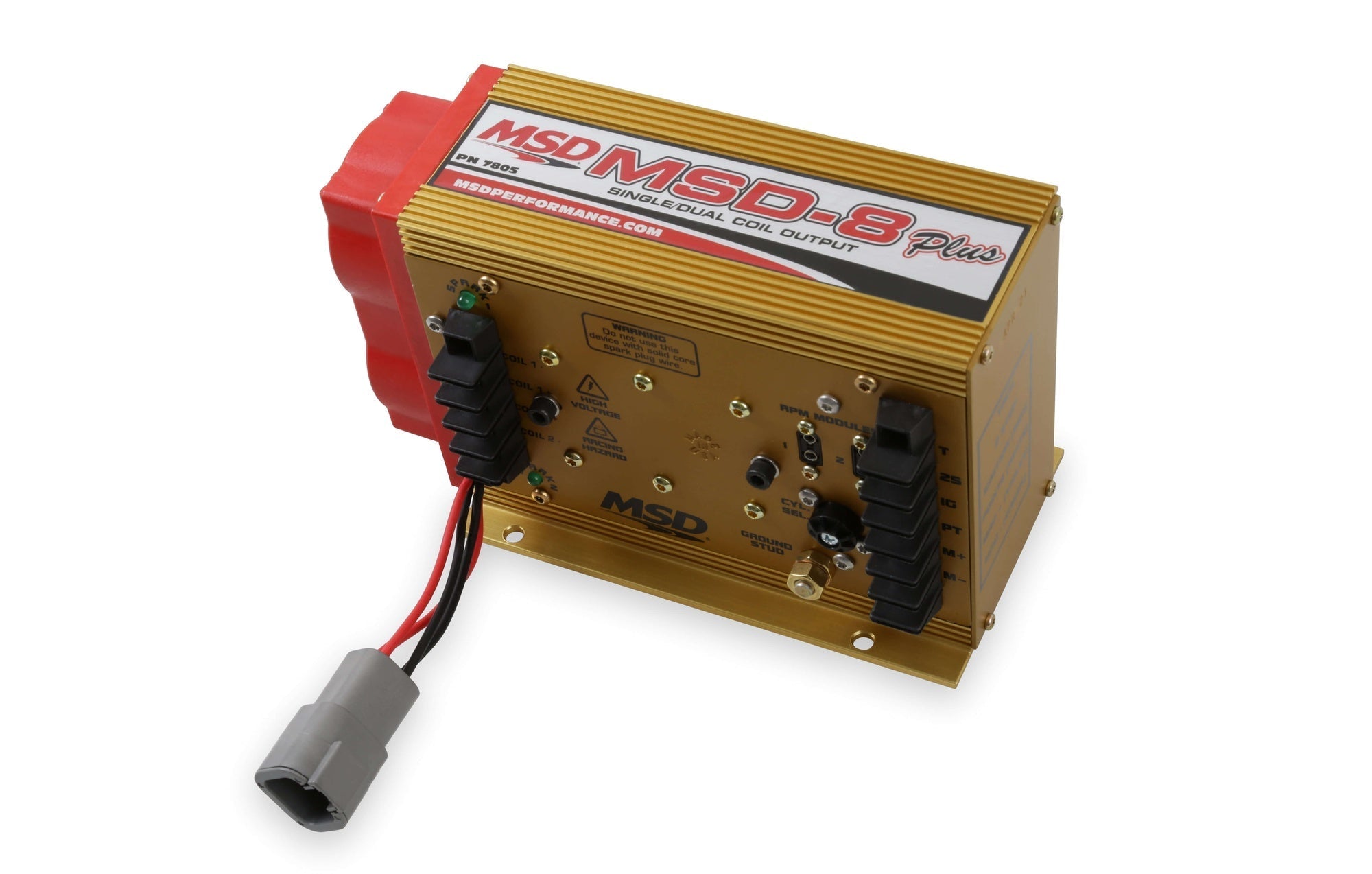 MSD 8-Plus Ignition Control - Photo - Primary Back