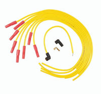 Spark Plug Wire Set - Spiral Core 8.8mm - 8-Cylinder Universal Fit - Straight Boots - Yellow