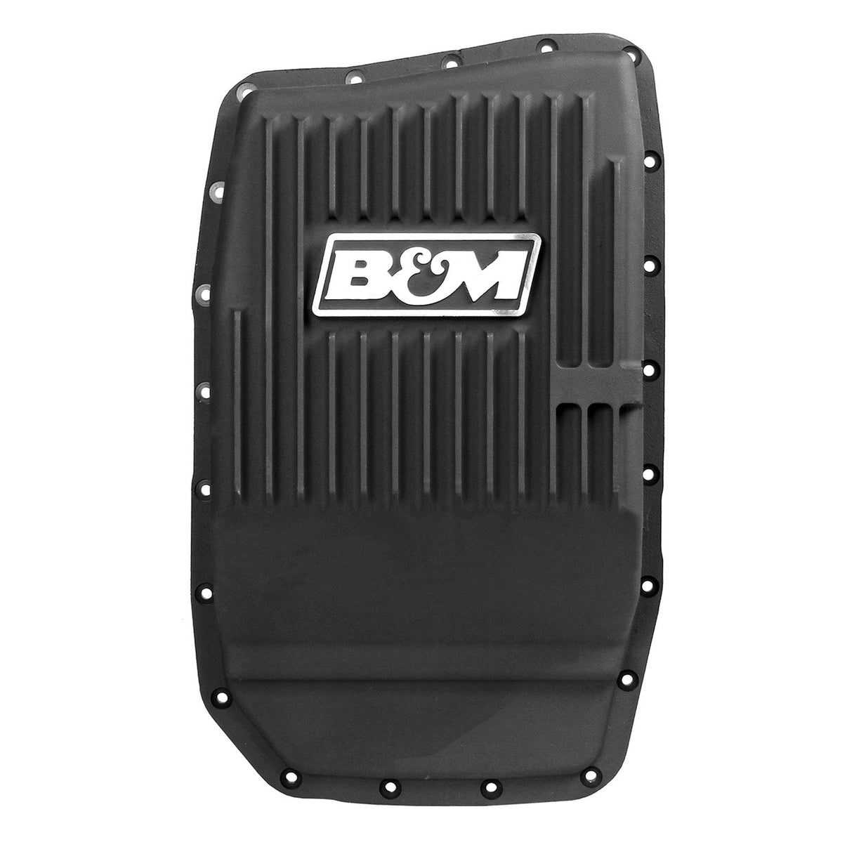 B&M Hi-Tek Deep Transmission Pan -  Black Aluminum - Photo - Primary Bottom