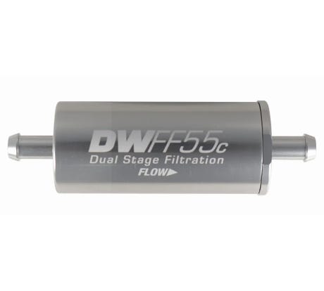 Deatschwerks 5/16" Barb 10 Micron 55MM Fuel Filter Kit - 8-03-55C-010K