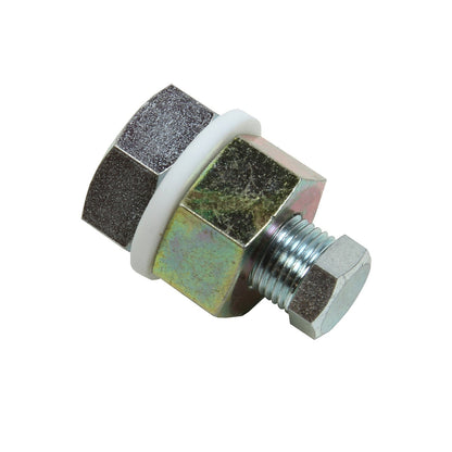 B&M Hi-Tek Universal Transmission Pan Drain Plug Kit - Photo - out of package Left