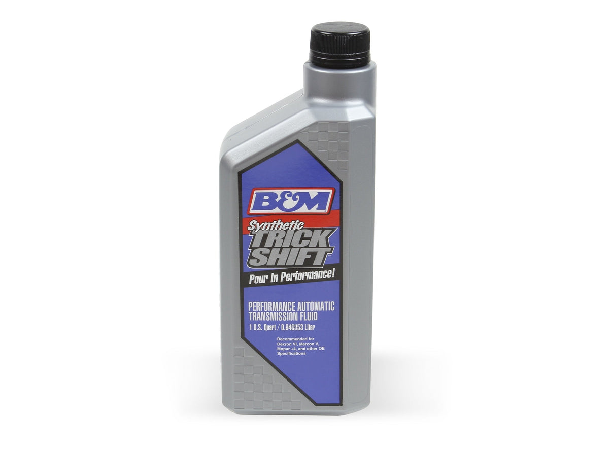 B&M Synthetic Trick Shift Automatic Transmission Fluid - 1 Quart Bottle - Photo - Primary Front