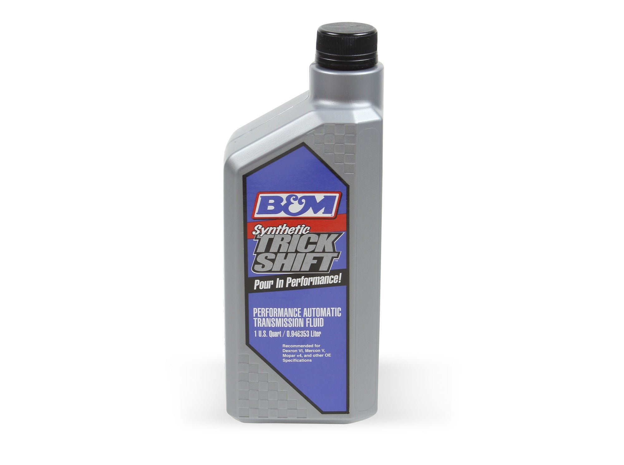 B&M Synthetic Trick Shift Automatic Transmission Fluid - 1 Quart Bottle - Photo - Primary Front