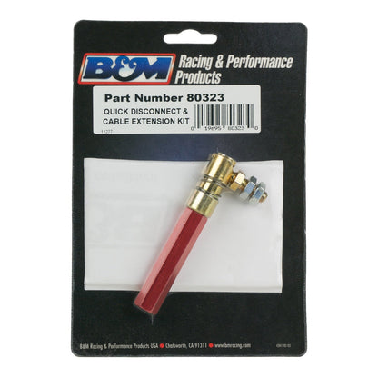 B&M Quick Disconnect and Cable Extension - Photo - out of package Left