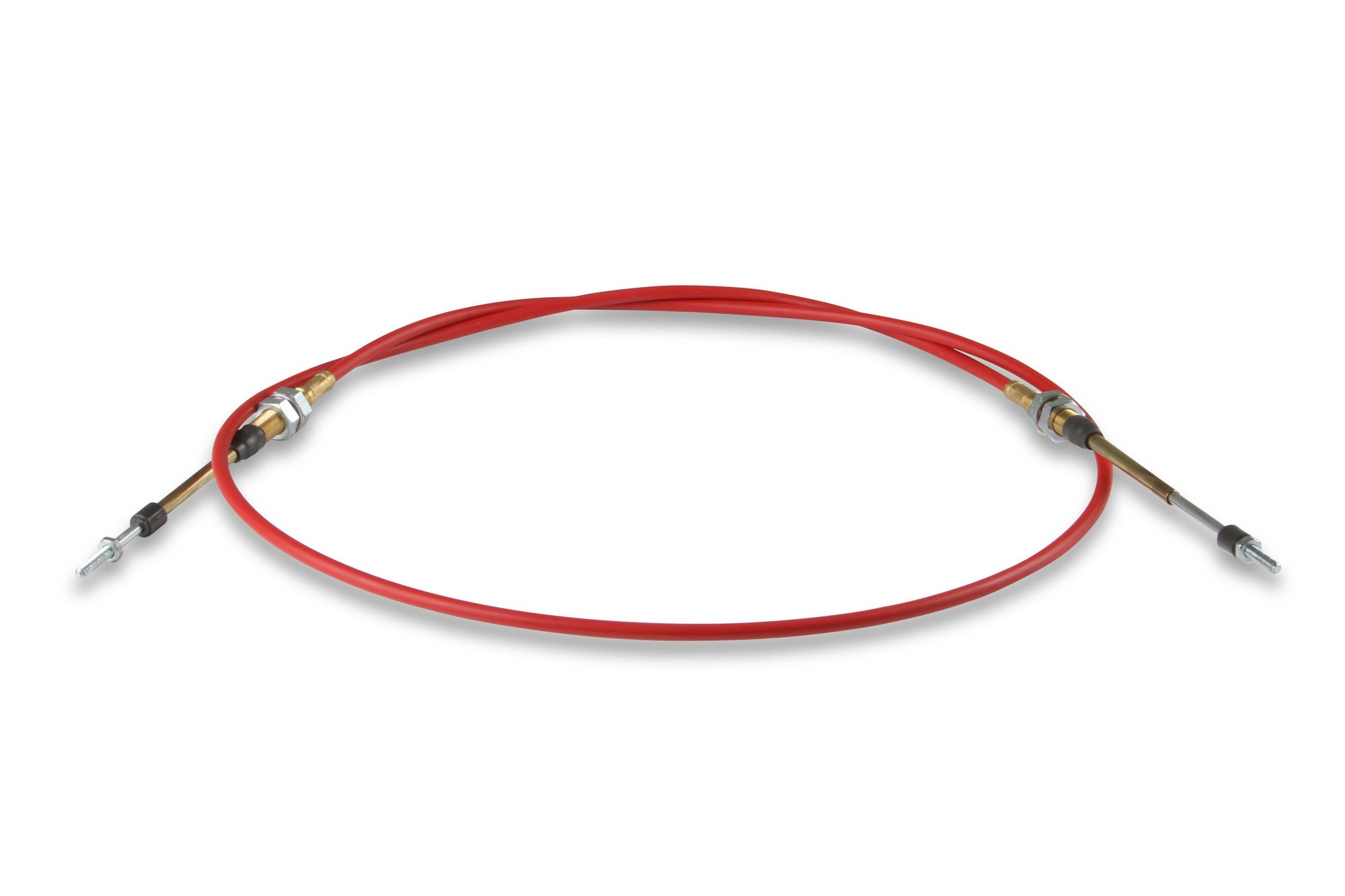 B&M Performance Shifter Cable - 6-Foot Length Double Threaded Ends - Red - Photo - out of package Right