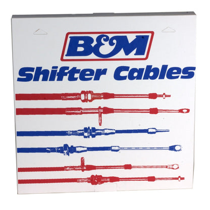 4FT EYELET END CABLE - B&M Performance Shifter Cable - 4-Foot Length - Red