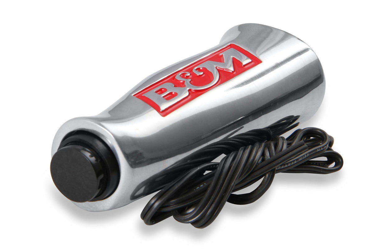 B&M Universal T-Handle - Brushed with 12V Switch - Photo - out of package Back