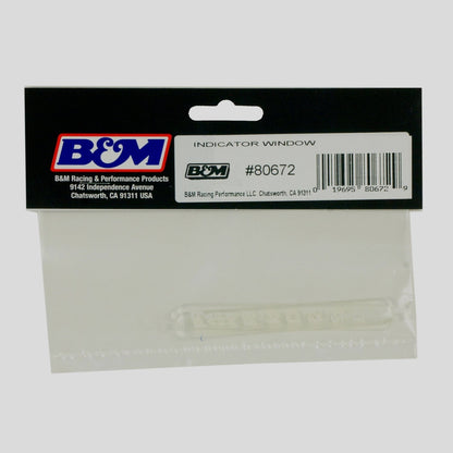 B&M Indicator Window for all QuickSilver Shifters. - Photo - out of package Right