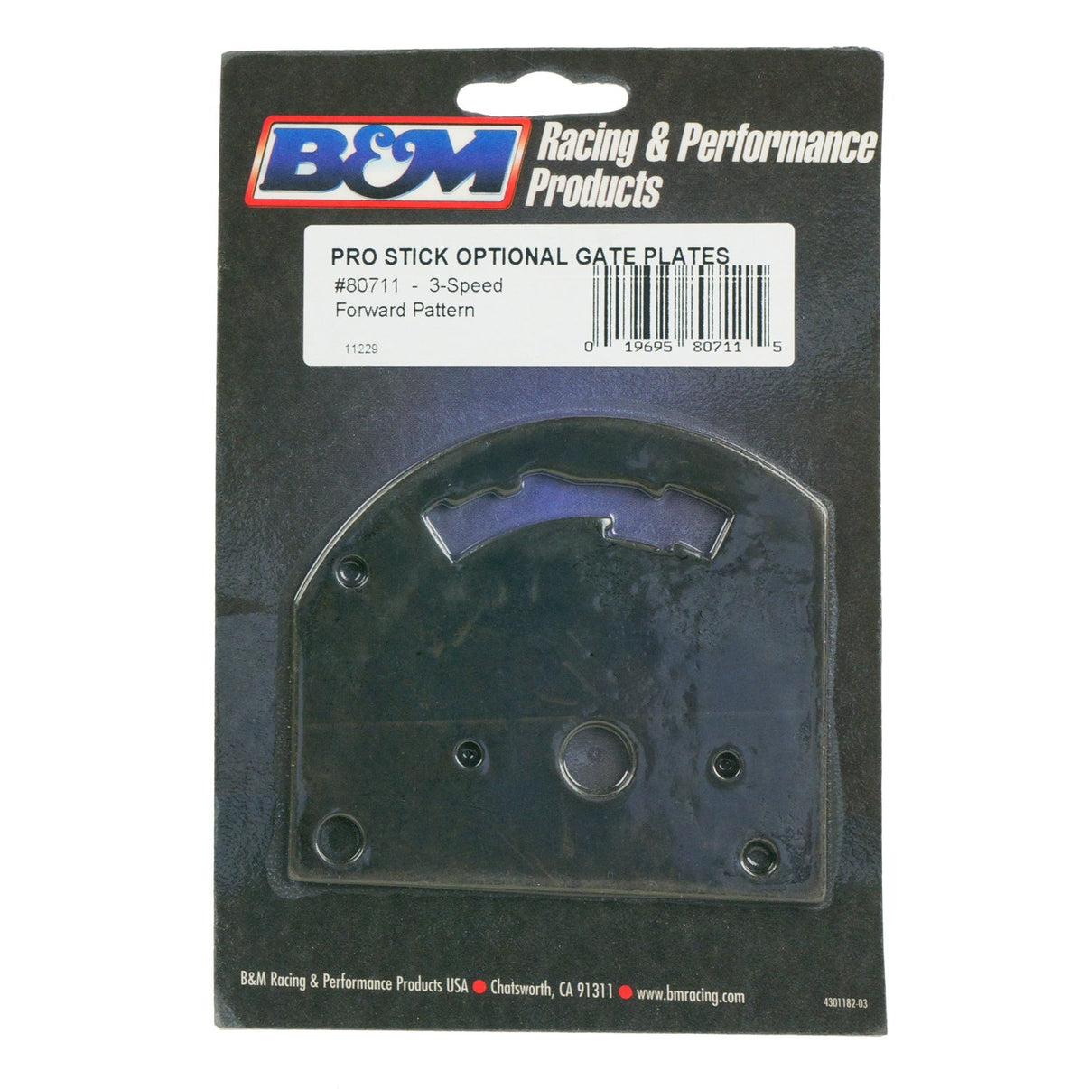 B&M Gate Plate - Photo - out of package Left