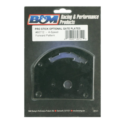 B&M Shifter Gate Plate - 4-speed Forward Pattern - Photo - out of package Left