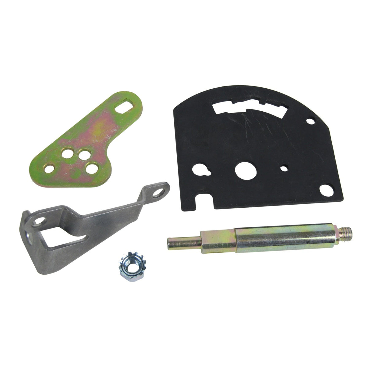 B&M Gate Plate, Shift Lever & Cable Bracket for Powerglide Transmissions - Photo - out of package Right