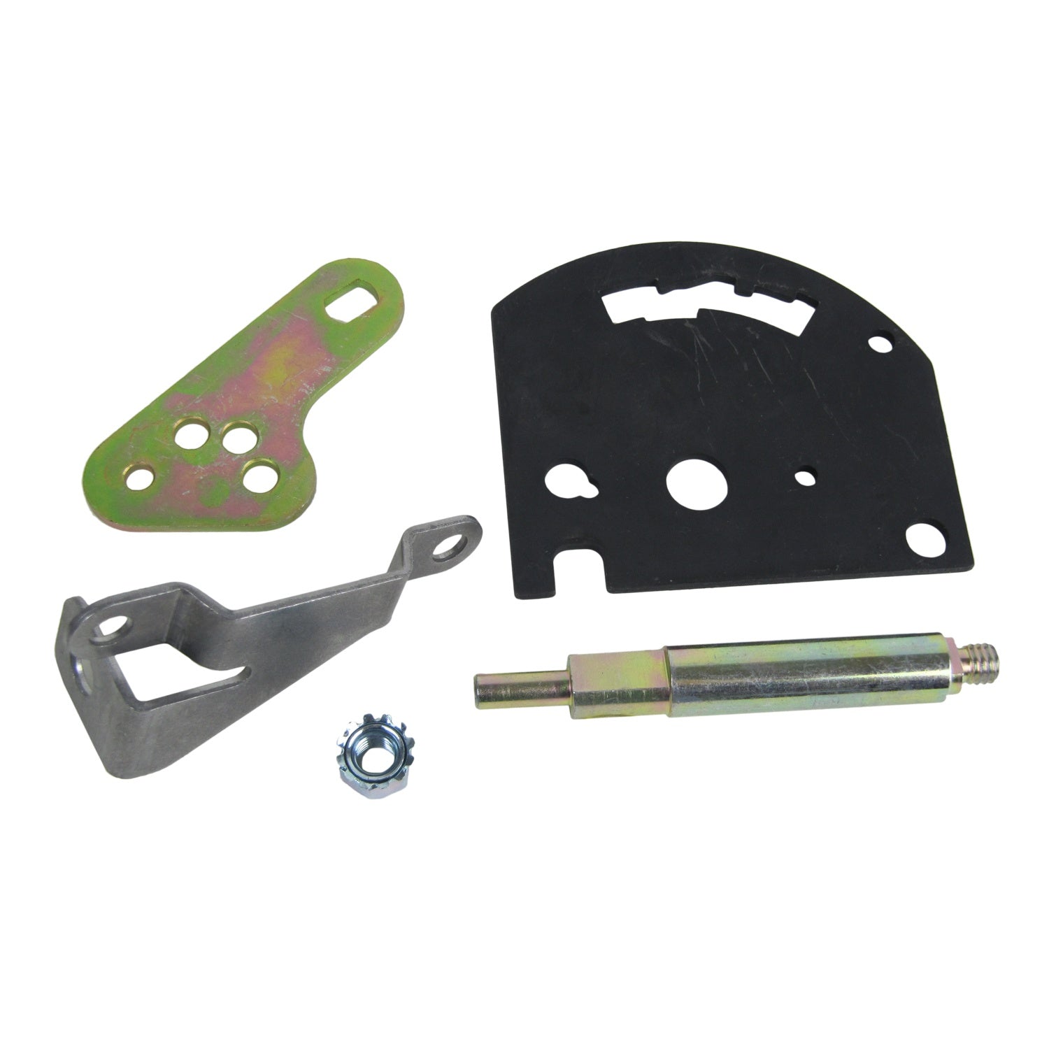 B&M Gate Plate, Shift Lever & Cable Bracket for Powerglide Transmissions - Photo - out of package Right