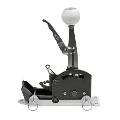 B&M Quick Detach Shifter Mounting Plate Kit - Aluminum - Photo - out of package Back