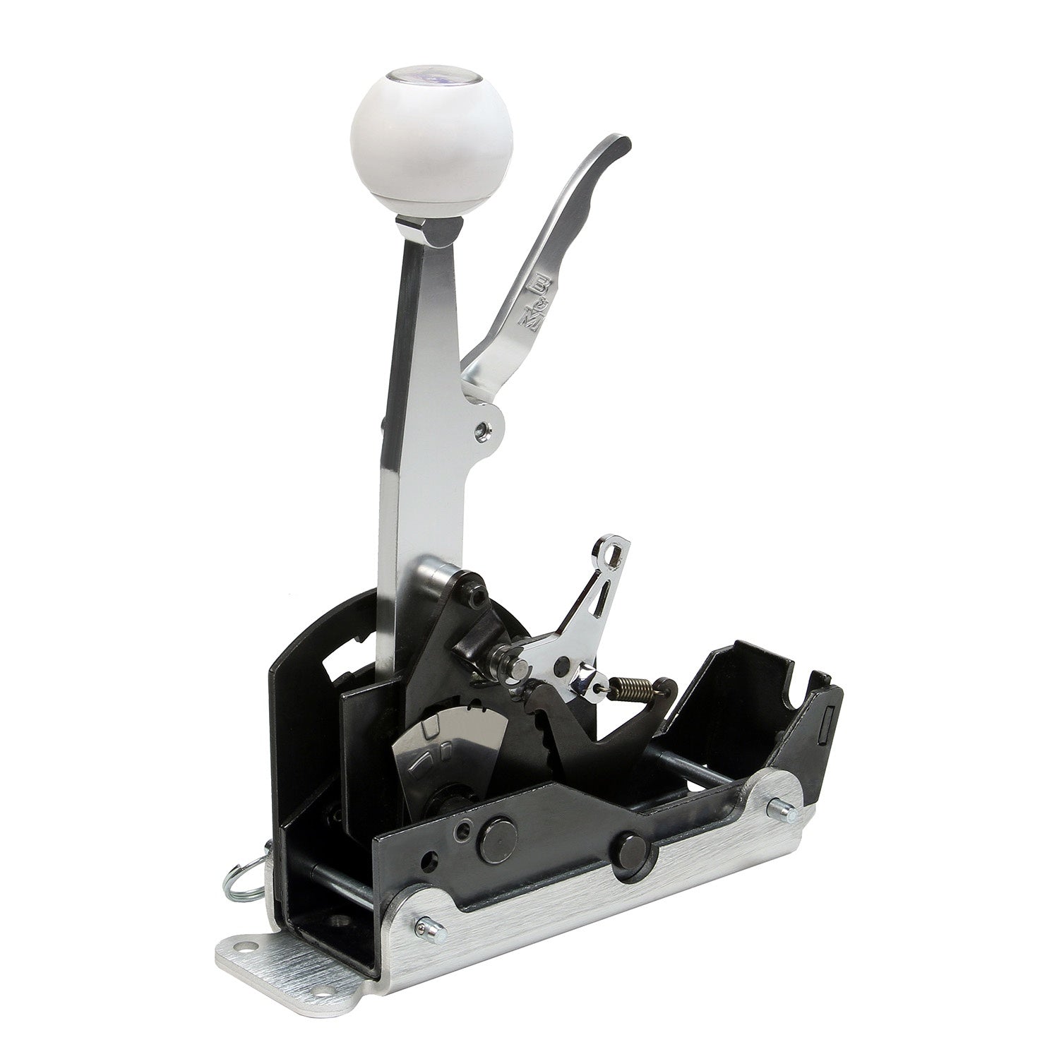 B&M Quick Detach Shifter Mounting Plate Kit - Aluminum - Photo - out of package Bottom