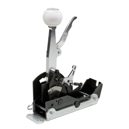 B&M Quick Detach Shifter Mounting Plate Kit - Aluminum - Photo - out of package Bottom