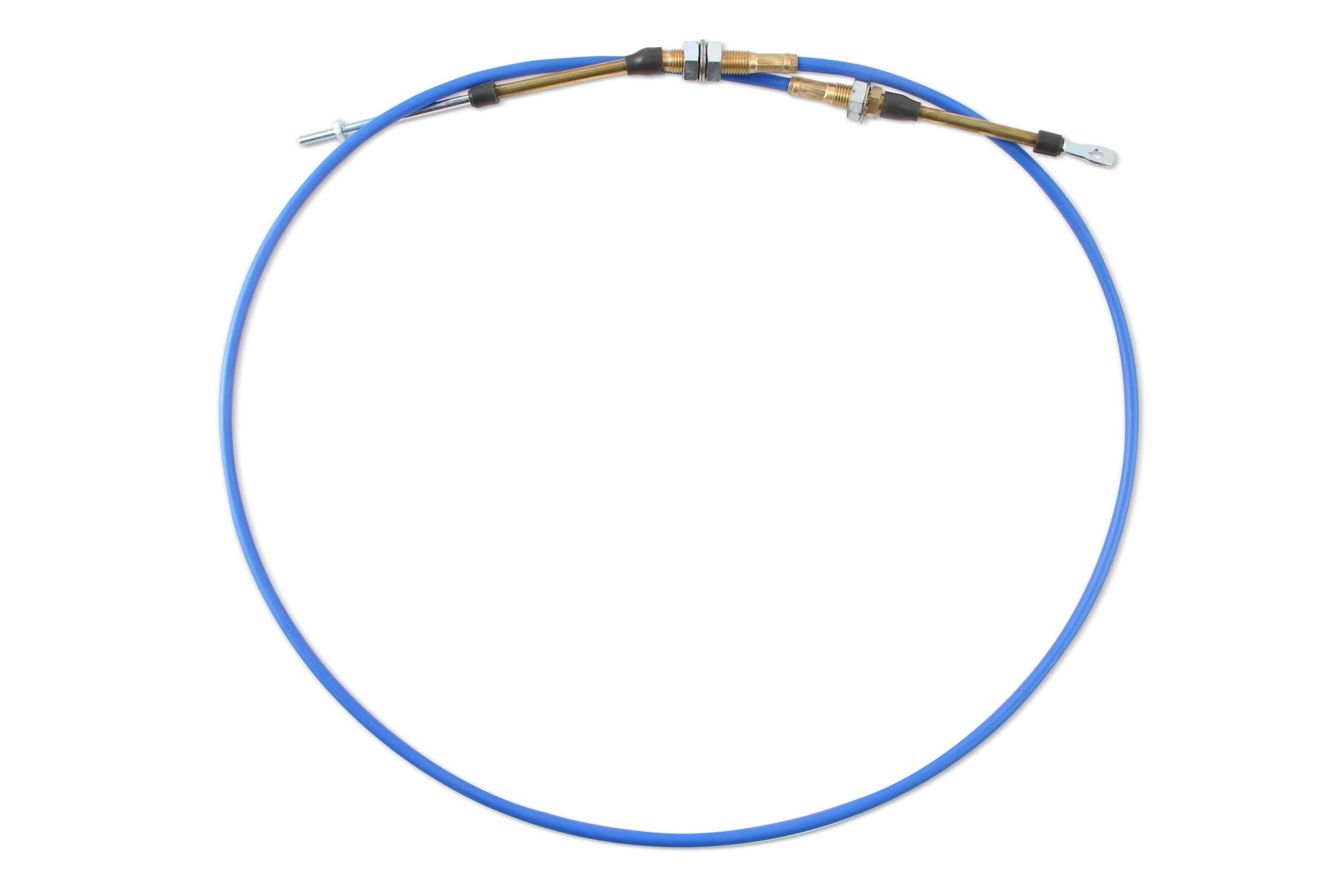 B&M Performance Shifter Cable - 5-Foot Length - Blue - Photo - Primary Front